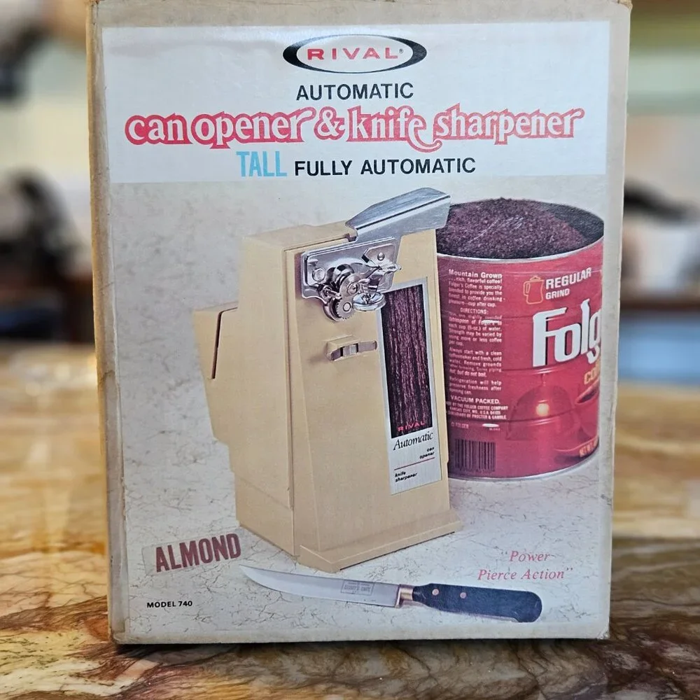 CLASSIC RIVAL AUTOMATIC can opener and knife sharpener